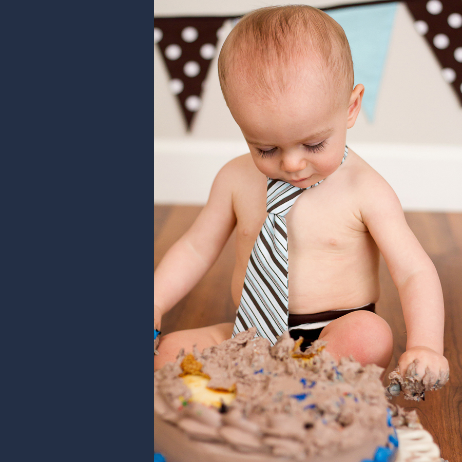 Isaac’s Cake Smash » Two Rivers Photography